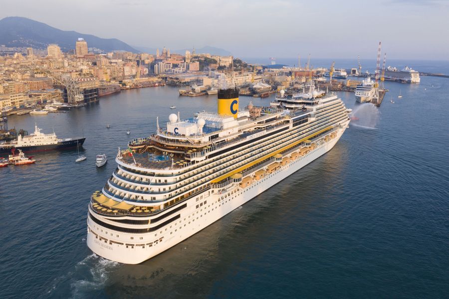 Costa Diadema – widok z lotu ptaka